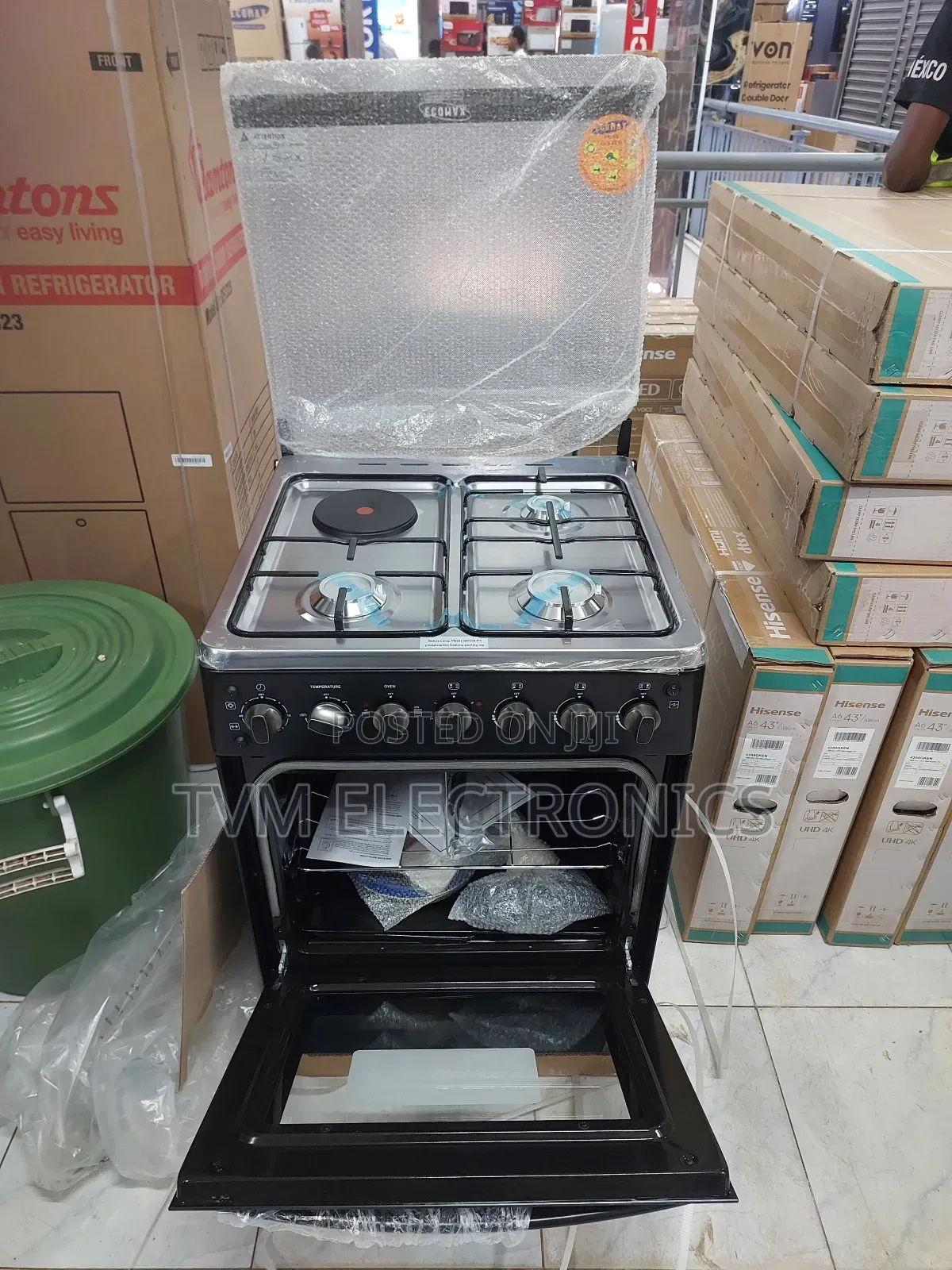 Ecomax 3g+1e 60*60 Standing Cooker