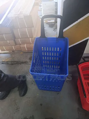 New 60l Shopping Baskets With Wheels