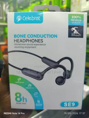 Celebrat Se9 Wireless Neckband Earphones With Bone Conduction