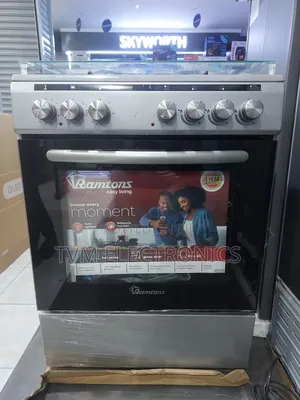 Ramtons 3g+1e 60x60 Silver Cooker- Rc/606 (1yr Wrty)