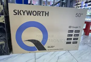 Skyworth 50-Inch Qled Smart Tv Uhd Google Tv Frameless