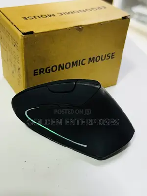 Wireless Silent Rechargeable Ergonomic RGB Mouse
