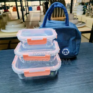 3 in 1 Glass Lunch Box
