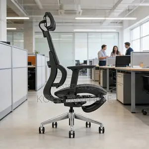Chair Black Ergonomic Mesh Office Chairs With Headrests Footrests