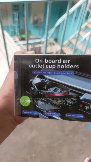 Air Vent Mount Cup Holder Designed for Stability With Antislip Pads