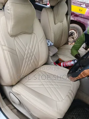 Baije Synthetic Leather Heavy Duty Seat Covers With Diamond Pattern