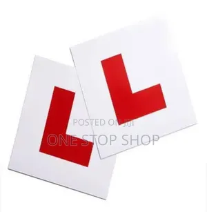 2pcs Car Learner (L) Driver Plates Self Adhesive