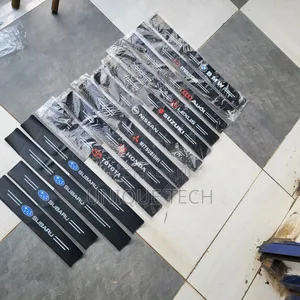 Car Door Side Step Carbon Stickers 4pcs