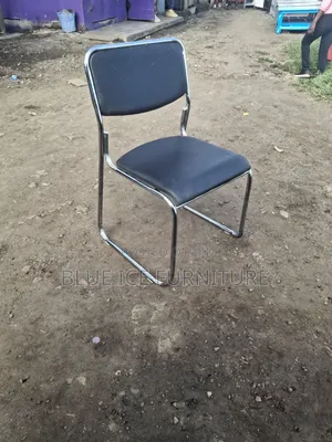 Office Leather Waiting Chair Armless