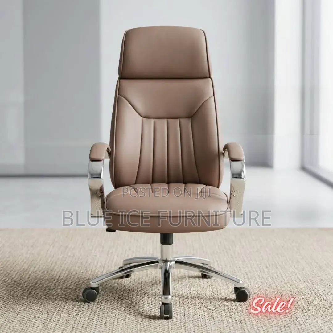 Executive Chair With High-Back Leather