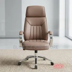 Executive Chair With High-Back Leather