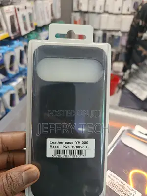 Black Leather Finish Case for Google Pixel 10 / 10 Pro Xl"