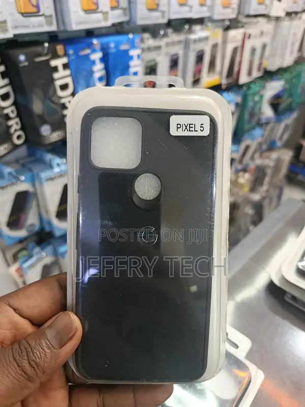 Google Pixel 5 Back Case Premium Silicon Leather Soft Touch