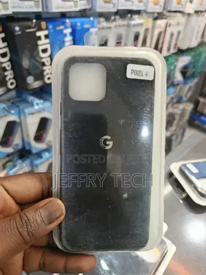 Google Pixel 4 Premium Leather Silicone Protective Case