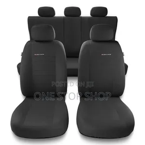 Seat Cover Universal Fit for High Back Seat Integrated Headrest Cover