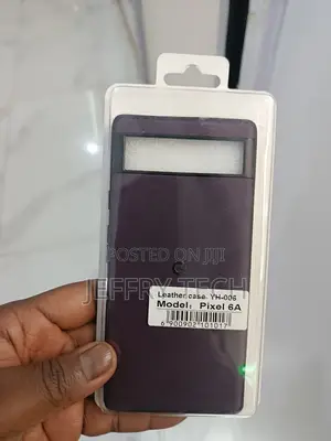 Yh-006 Model Purple Leather Case for the Google Pixel 6a.