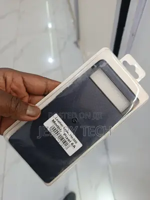 Navy Blue Leather-Texture Phone Case Designed for the Google Pixel 6a