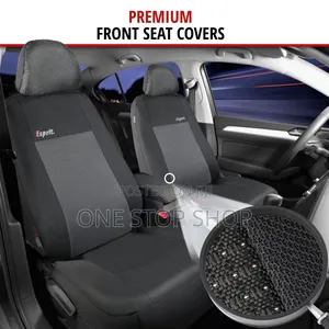 Front Rear Full Jacquard Fabric Seat Seat Cover With Foam Backing