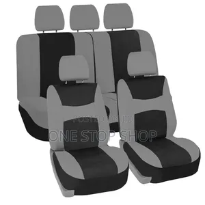 Multi Color Tone Variation Polyester Washable Seat Covers For5 Seater