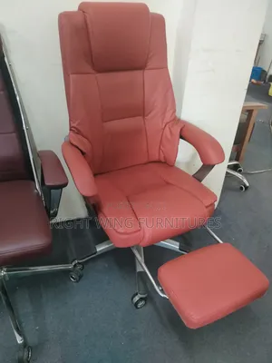 Ergonomic Office Chair With Leg Rest Wheels