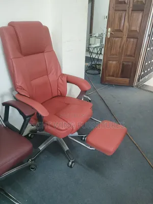 Premium Red Executive Office Chair - Comfortable and Stylish