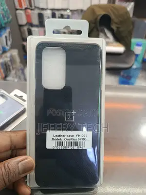 Protective Case for a Oneplus 9 Pro Smartphone, Featuring a Leather