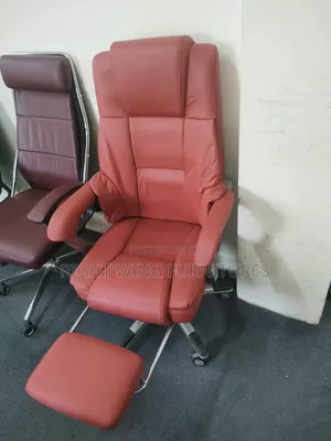 Adjustable Executive Reclining Office Chair With Foot Support