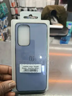 This Is a Blue Leather Case for the Oneplus 9 Pro Phone