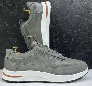 Brunel Cucinelli Casual Sneakers Featuring a Suede Textured Leather