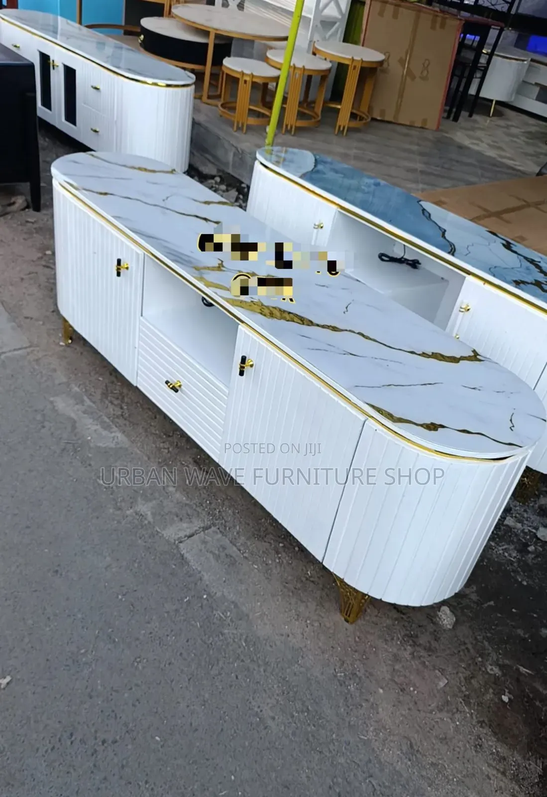 Marble Top Tv Stand