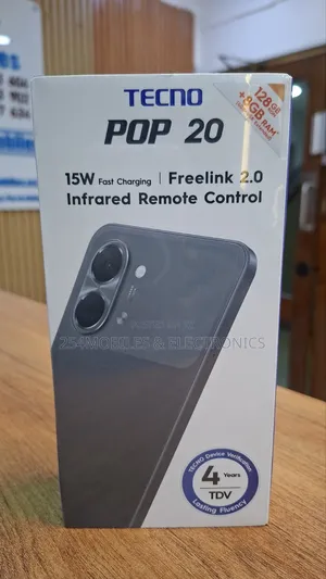 New Tecno Pop 20 128 GB Black