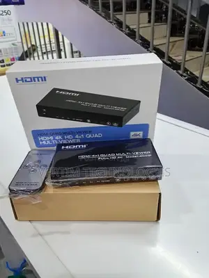 Hdmi Quad Display Switcher – 4 Inputs 1 Output Full Hd