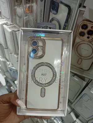 Samsung Galaxy A07 5g Shockproof Tpu Bumper Electroplating Bling Case