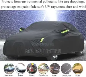 Black High Quality Universal Car Cover Fleece Inside Lining