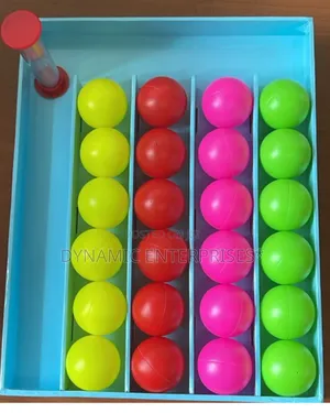 *Montessori Color Sorting Ball Game Matching Stacking