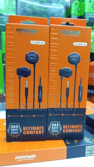 Amaya Extra Bass Ultimate Comfort Earphones