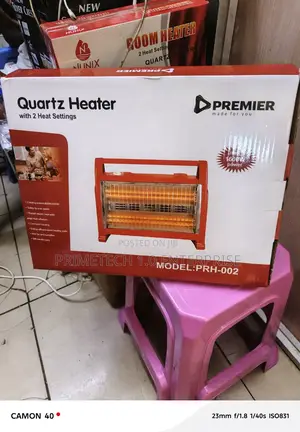 Premier Quartz Room Heater-Red