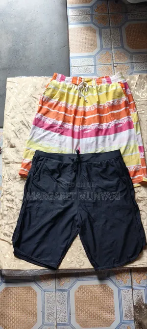 Black and Coloured Swimming Shorts
