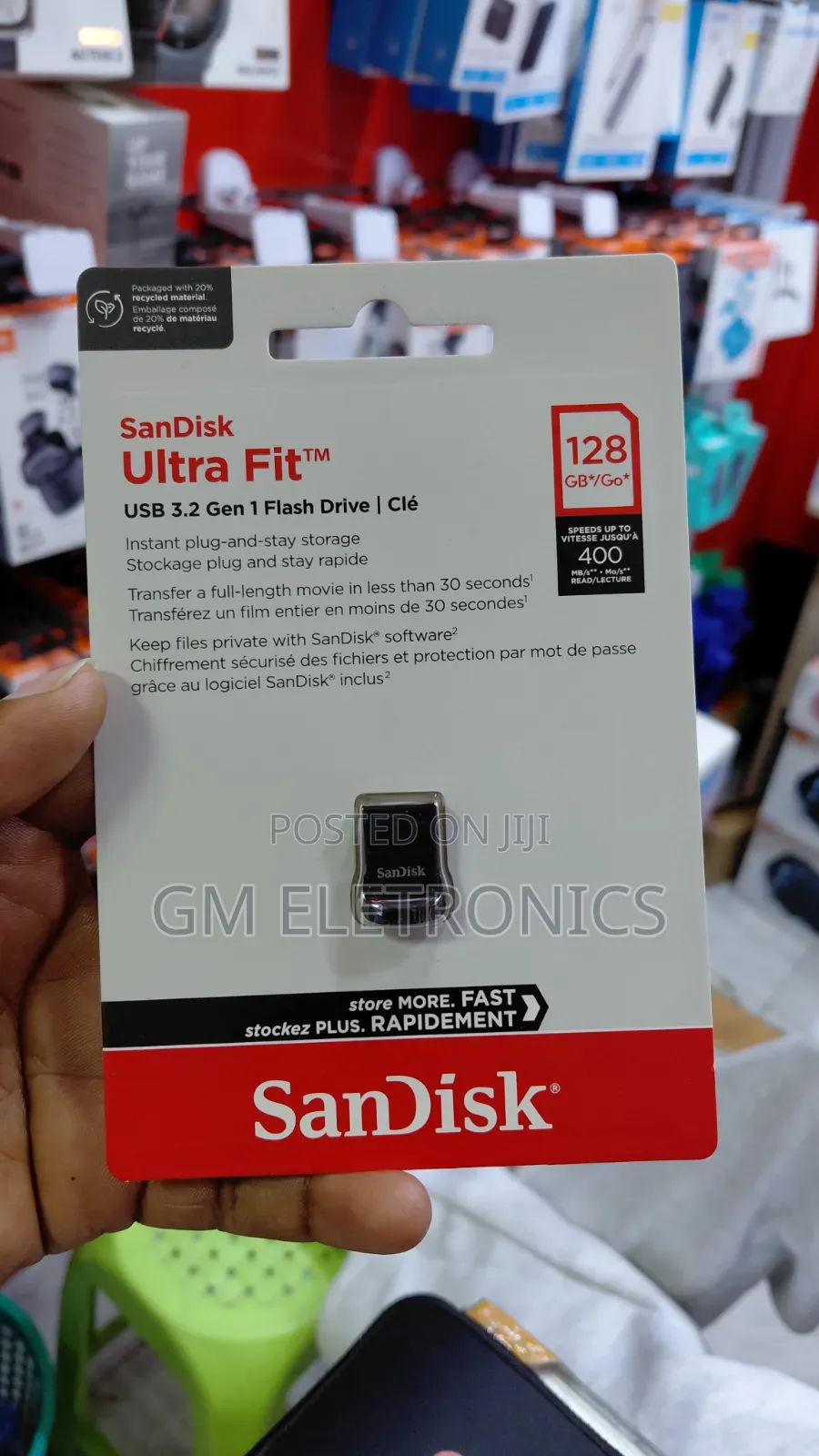 Original Ultra Fit 128gb Usb 3.2 Drive Available.
