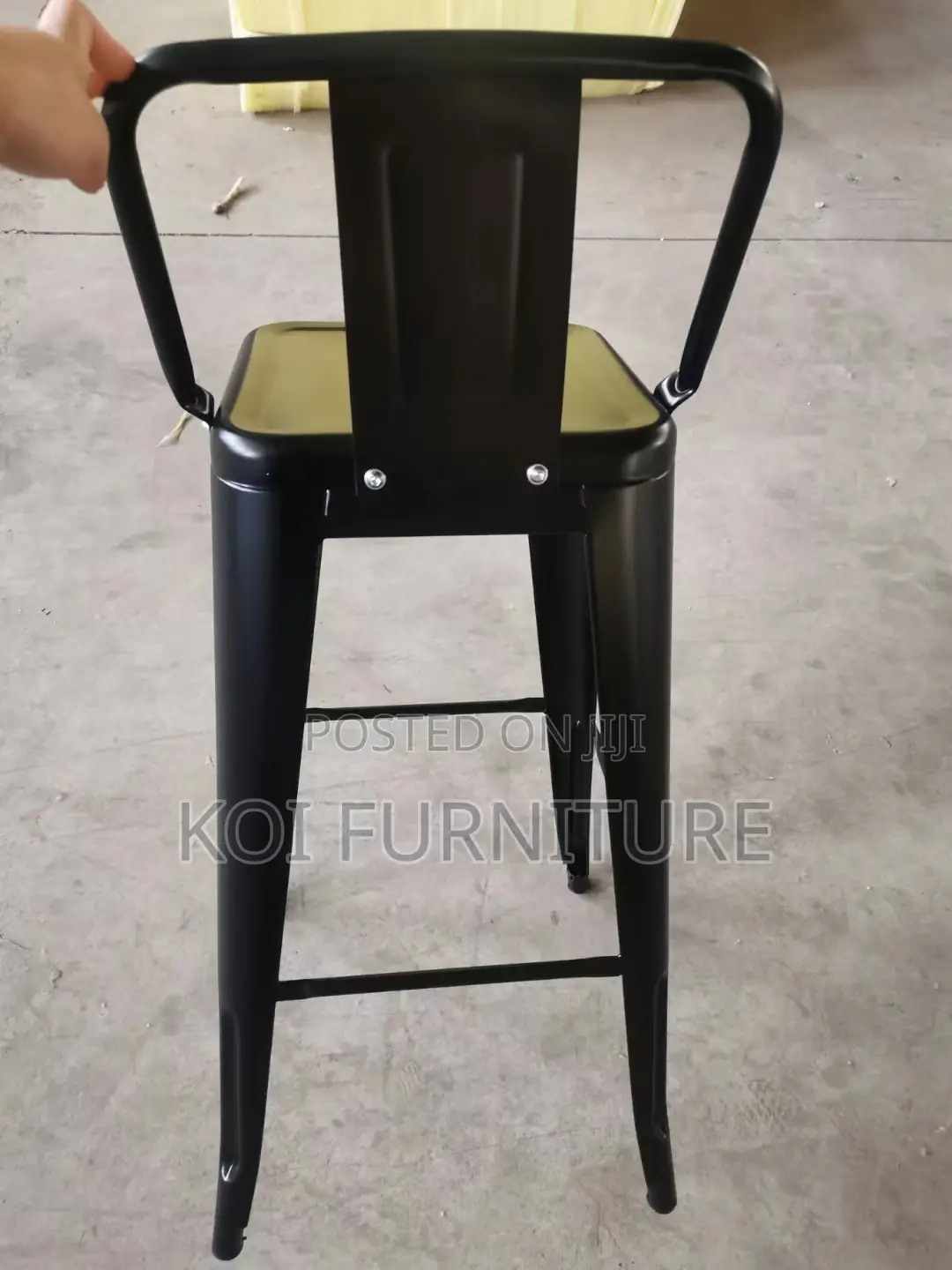 Barstools; Armless Non Adjustable Barstools