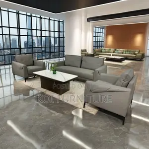 Office Sofa; Five Seaters Executive Modern Style Office Sofa Set