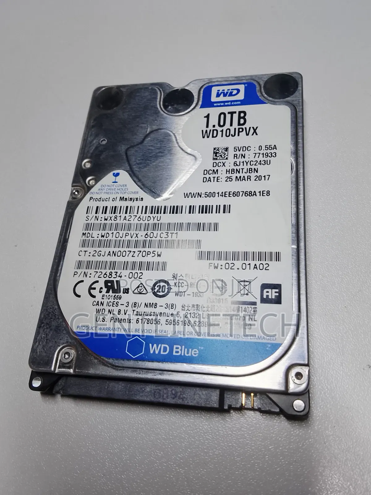 Wd 1tb Internal Laptop Hard Disk Drive – Reliable Storage