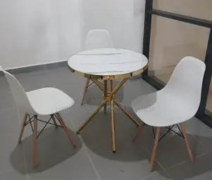 White Official Dinner Balcony Outdoor Garden Set