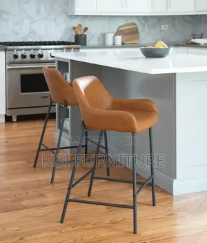 Barstools; Leather Classical Barstools