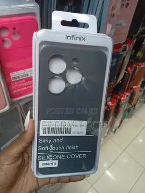 Infinix Smart 8 Dark Grey Smartphone Protective Case