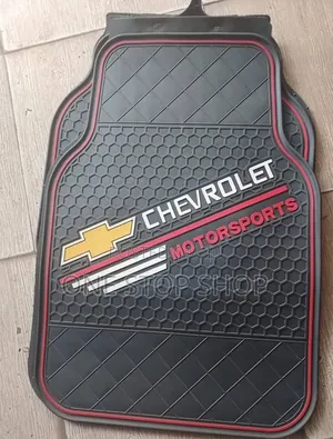 Hexagon Pattern Motorsport Chevrolet Mats Heavy All Weather Floor Mats