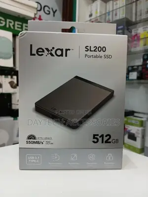 Lexar Sl200 Portable SSD 512gb - Usb 3.1 Type-C, Grey