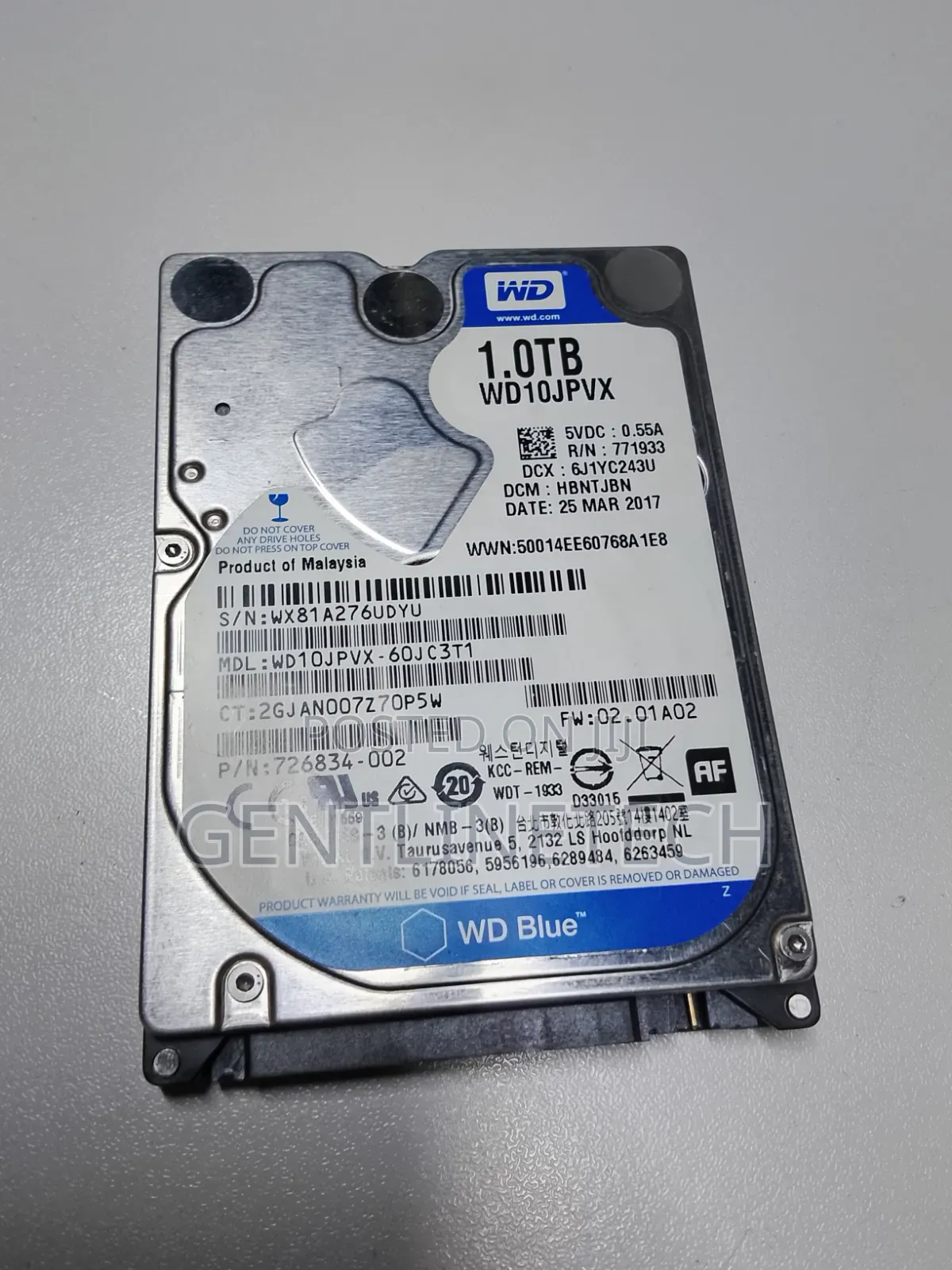 Wd 1tb Internal Hard Disk 2.5” – Laptop Storage Drive