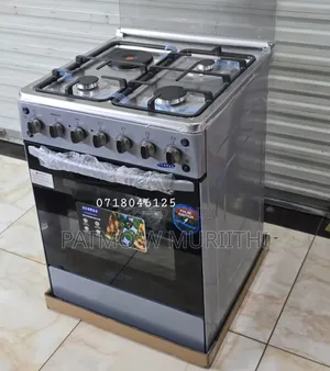 Ecomax Standing Cooker 60*60 Electric Oven+Gas Sensor Amd Turbo Fan