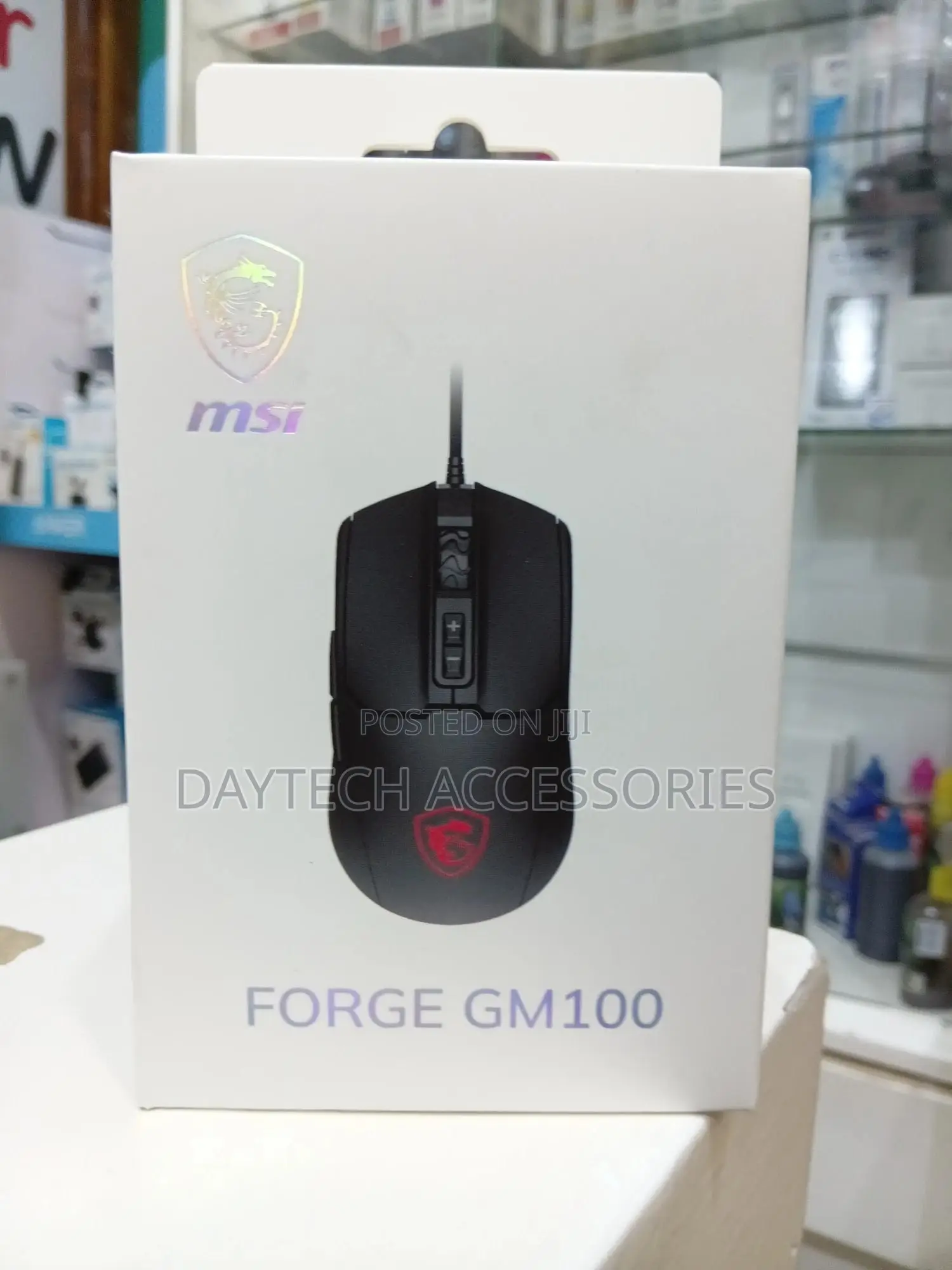 Msi Forge Gm100 Gaming Mouse - 6400dpi Optical Sensor.